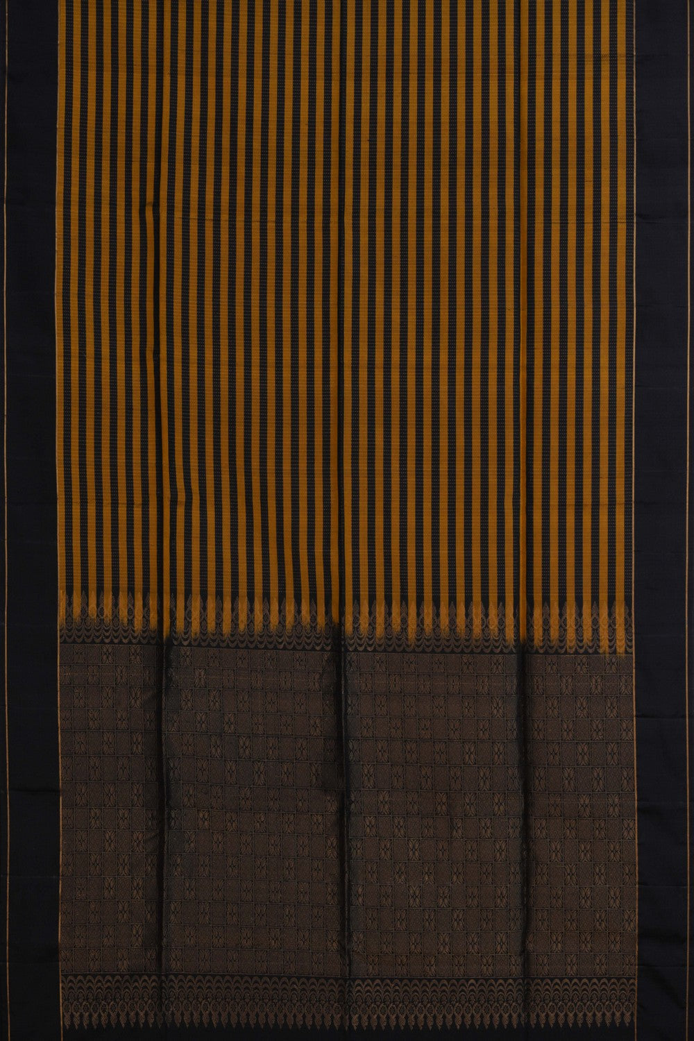 Image of Black South Silk Saree